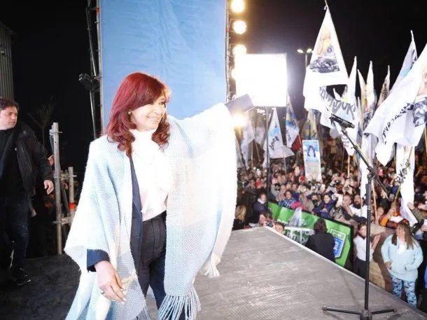 Cristina Kirchner participa este viernes de un acto en El Calafate