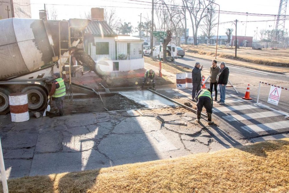 Desde el municipio aseguran que continúa el plan de bacheo integral en Junín