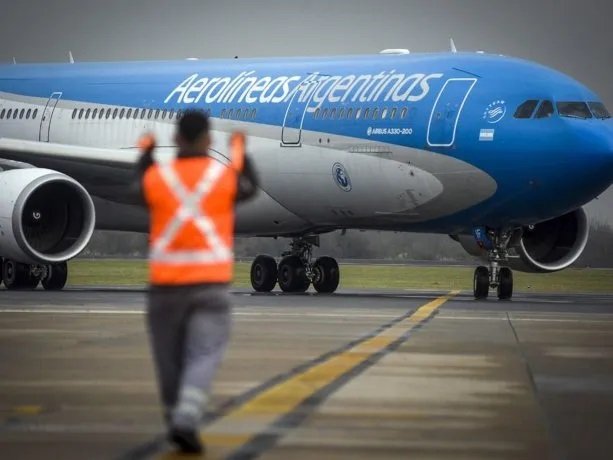 Amenaza de bomba en un avión de Aerolíneas Argentinas