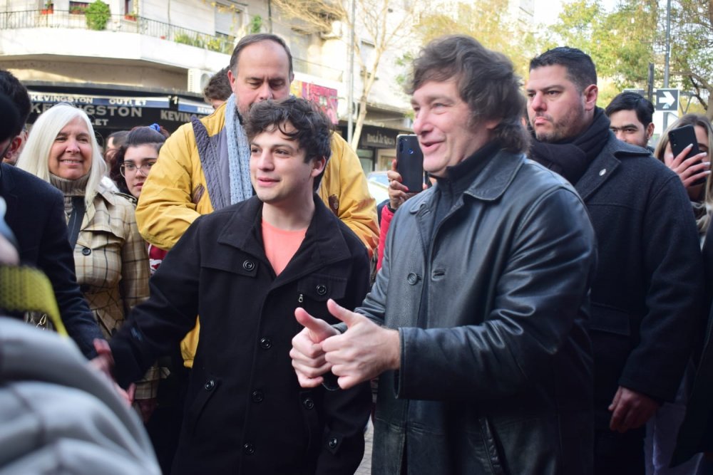 Gazzotti recorrió La Plata junto a Milei