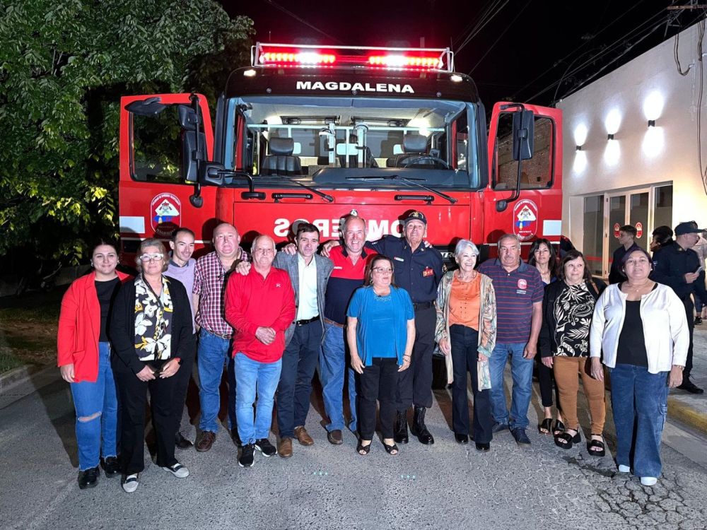 LA MUNICIPALIDAD APORTO UNA NUEVA UNIDAD A LOS BOMBEROS DE MAGDALENA