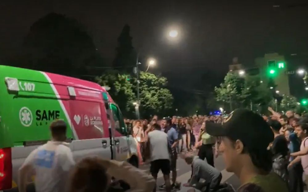 En el cacerolazo de anoche en 7 y 50 un hombre perdió la vida