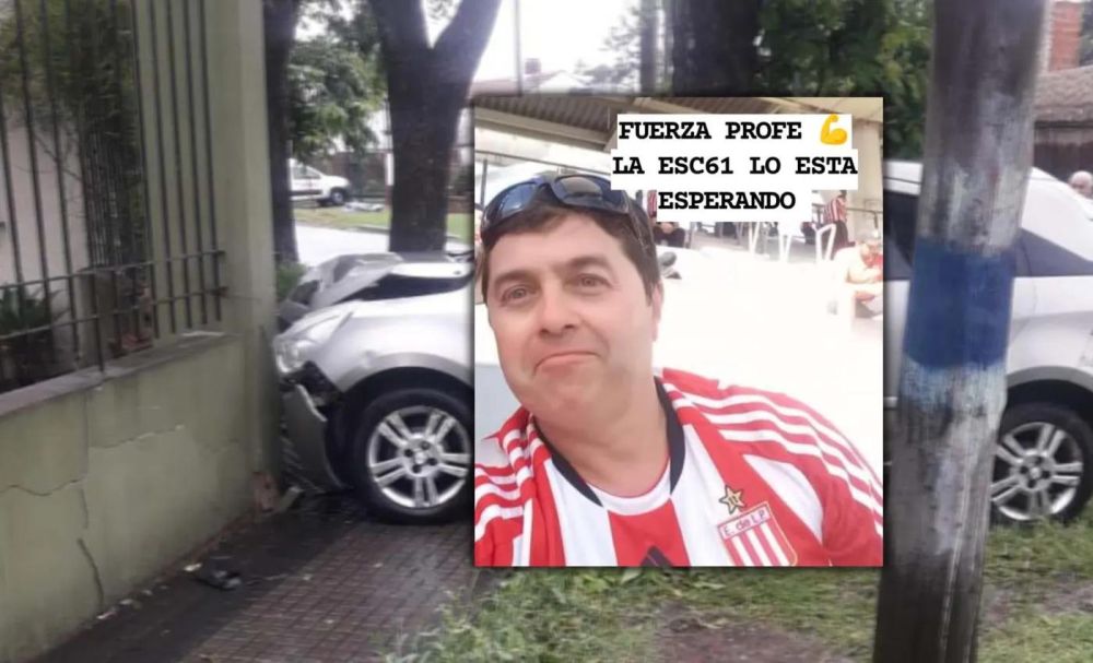 Conmovedor pedido y cadena de oración para el profesor baleado en La Plata