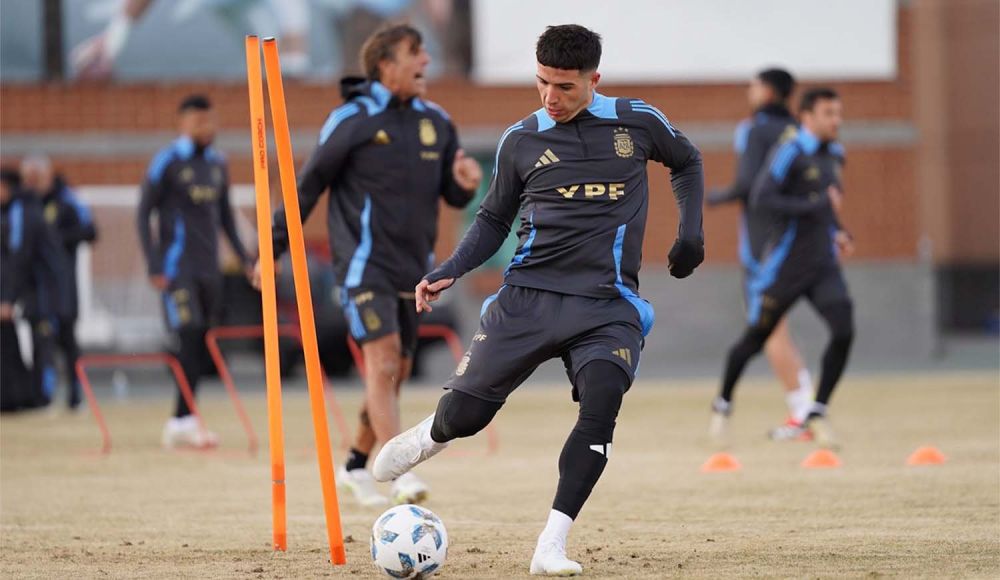 Sin Messi, la Selección Argentina comenzó a entrenarse en Filadelfia