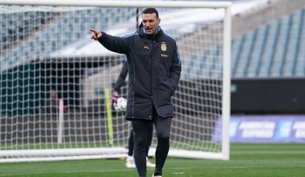 Las pruebas de Scaloni para los amistosos