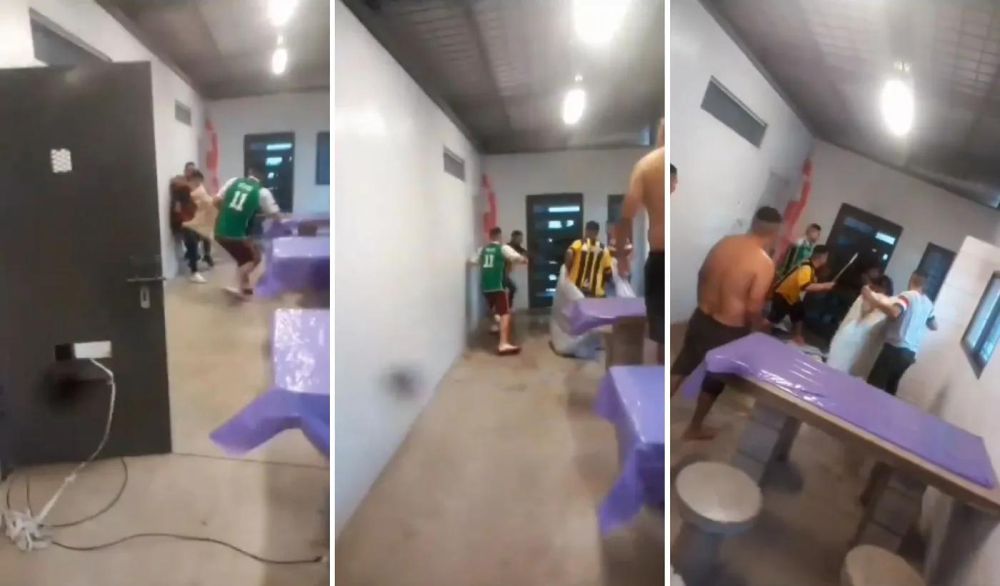 Piñas, palazos y tensión por una violenta pelea entre presos en una cárcel de La Plata