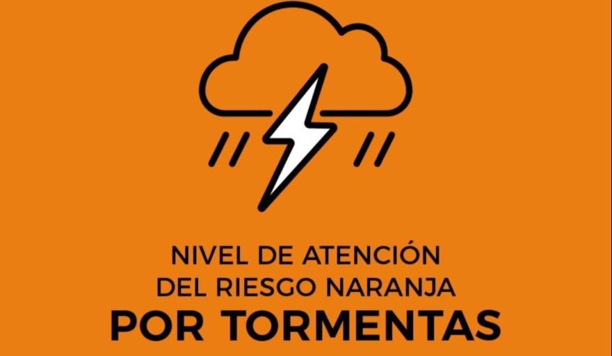 Elevan a naranja el alerta por tormentas