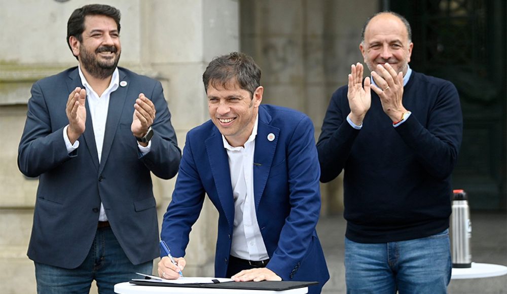 A contramano de Milei, Kicillof anunció más obras en la Provincia