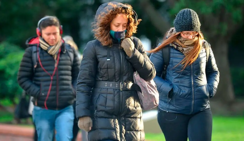Alerta amarilla por frío extremo