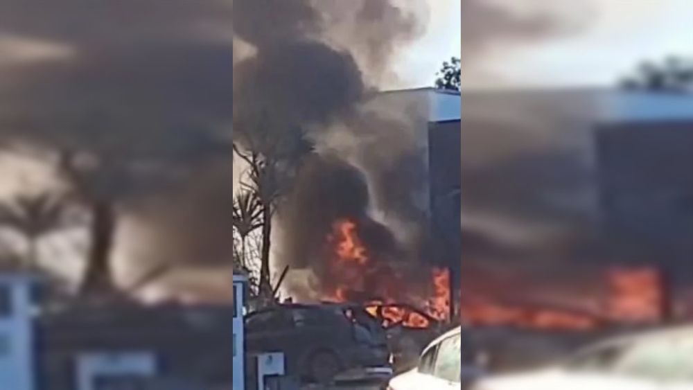Impactante explosión en un country privado