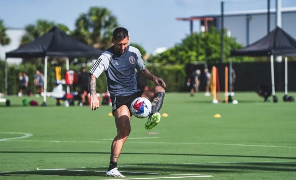 Tras la lesión: Messi volvió a los entrenamientos con el Inter de Miami