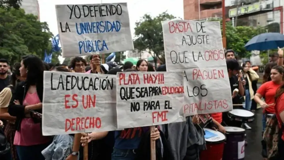 Acordaron fecha para un nuevo paro y marcha universitaria contra el veto