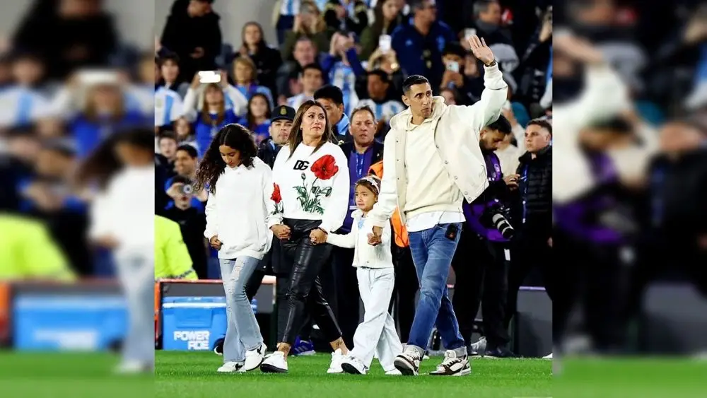 Di María y un emotivo homenaje de la Selección