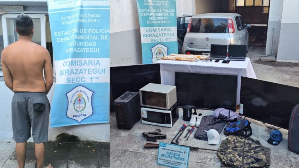 Entraderas en Berazategui | Embistieron a dos agentes para escapar de la Policía: un detenido