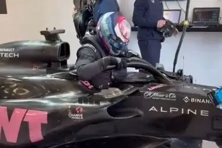 Franco Colapinto prueba por primera vez un Alpine de Fórmula 1