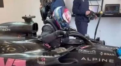 Franco Colapinto prueba por primera vez un Alpine de Fórmula 1