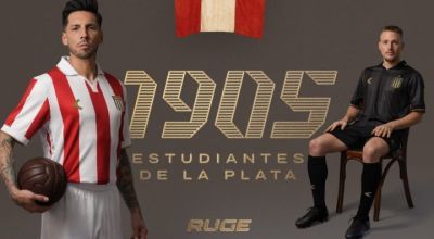Estudiantes presentó su nueva camiseta por los 120 años: cómo es y dónde comprarla