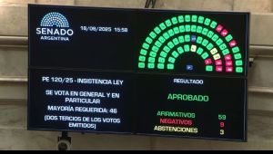 Contundente rechazo del Senado al veto de Milei al reparto de ATN para las provincias