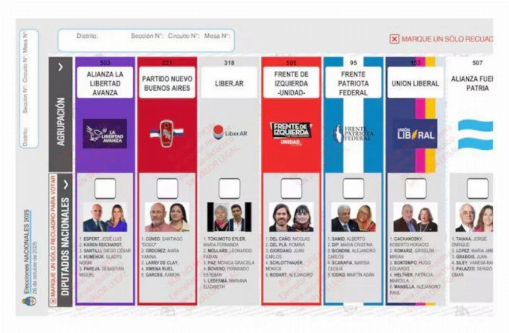 La Justicia rechazó el pedido del Gobierno para reimprimir las boletas en PBA y se mantendrá la foto de Espert