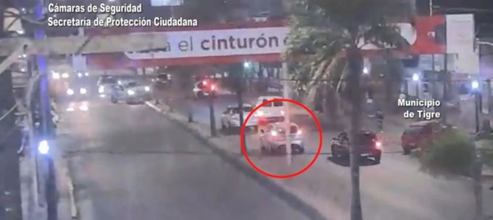 Robo y persecución de película 