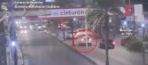 Robo y persecución de película 