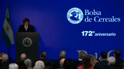 Javier Milei anunció una baja en las retenciones para el trigo, la cebada y la soja