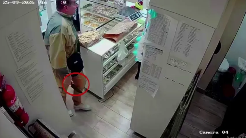 Video: robó en una panadería, amenazó con una cuchilla a una embarazada y a las dos cuadras atacó a otro comercio