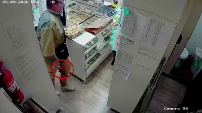 Video: robó en una panadería, amenazó con una cuchilla a una embarazada y a las dos cuadras atacó a otro comercio
